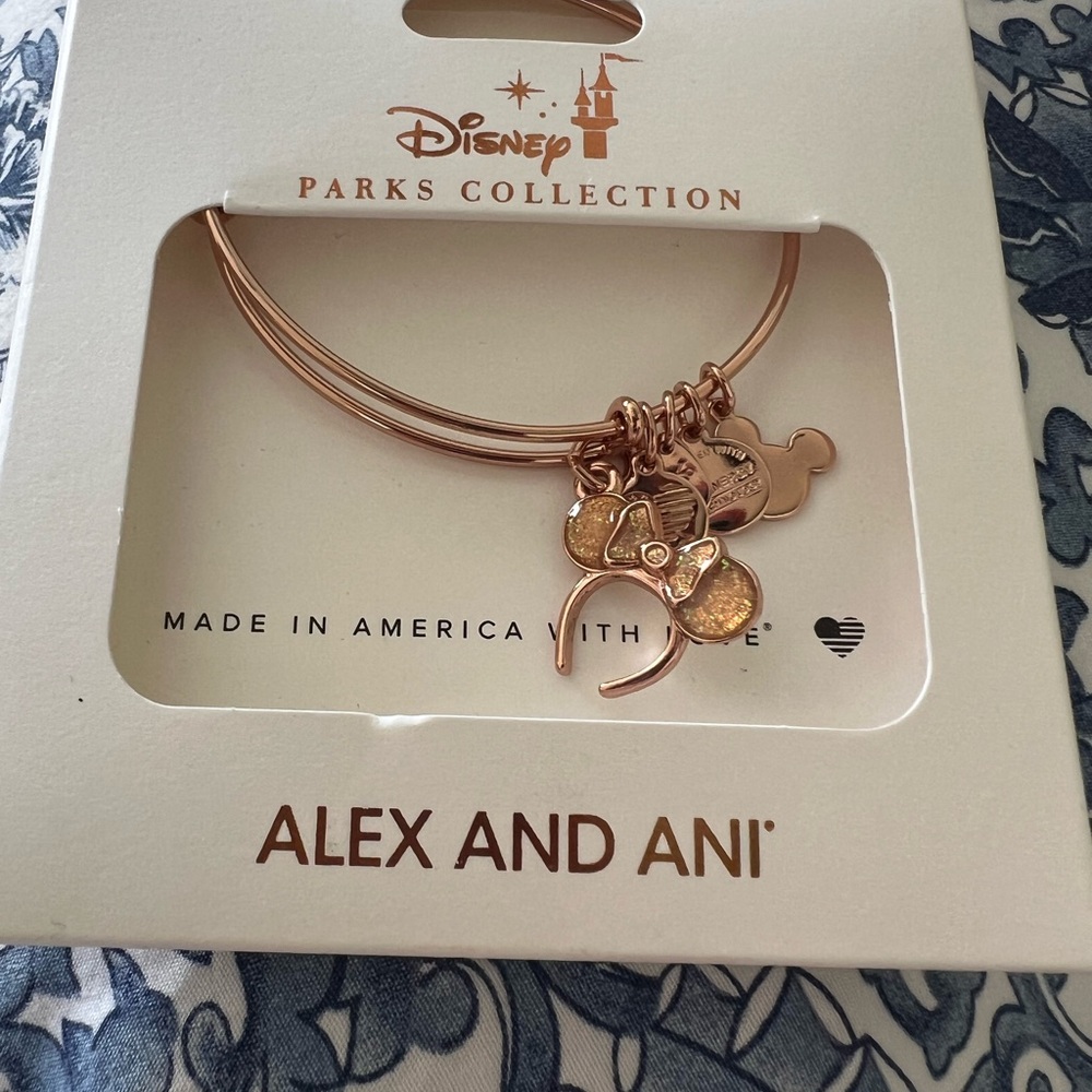Alex and Ani Rose Gold Disney Bracelet